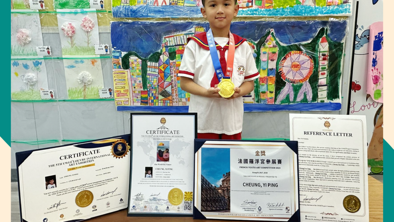 BELCHER BRANCH STUDENT WON GOLD MEDAL IN FRENCH YOUTH ART COMPETITION